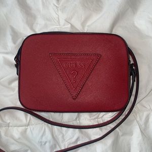 GUESS Red Logo Crossbody Bag